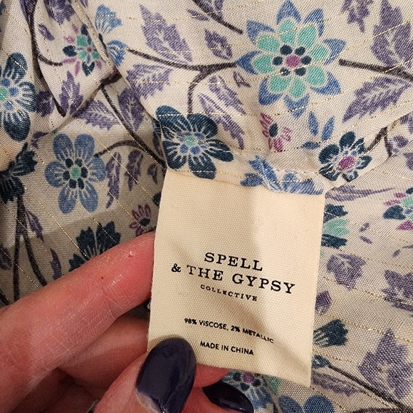 Spell & Gypsy Designs Dahlia Playdress Large Runs Big New - Picture 13 of 13